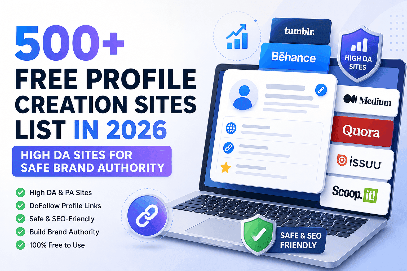 Free Profile Creation Sites List
