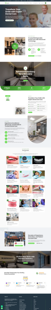 drbatrasdental Portfolio Website - Hellotechindia