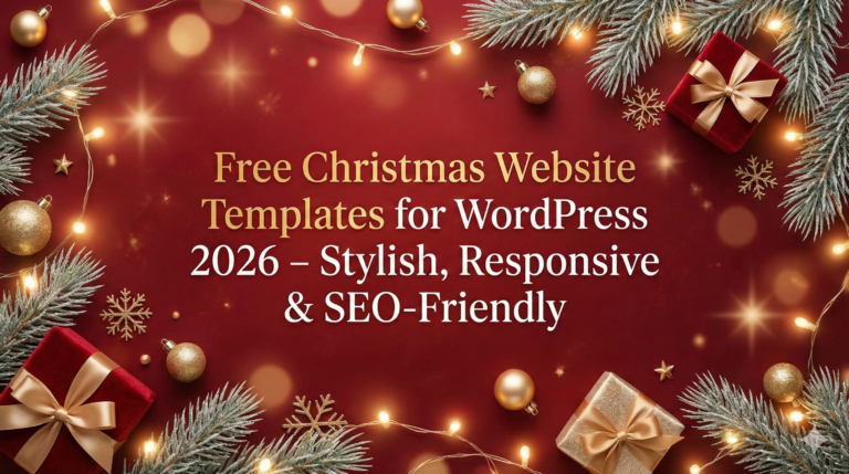 Read more about the article Free Christmas Website Templates for WordPress in 2026: Stylish, Responsive & SEO-Friendly